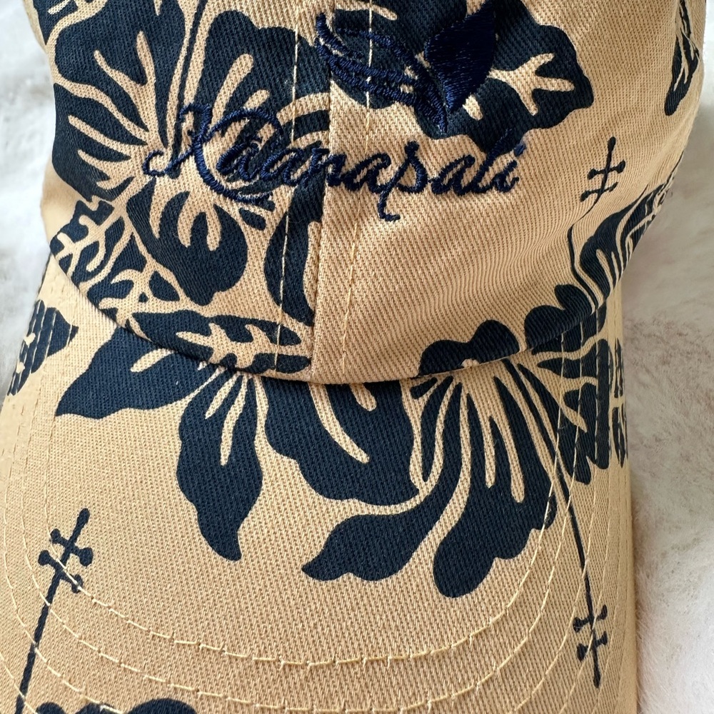 Human Pasific Co Cotton Hawaiian Print Floral Baseball ⛳️ Women's Cap - Picture 3 of 8